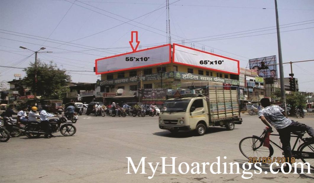 How to Book Unipole in Aurangabad, Best outdoor advertising company Chishtiya Colony Signal in Aurangabad